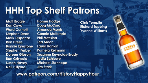 Support History Happy Hour on Patreon
