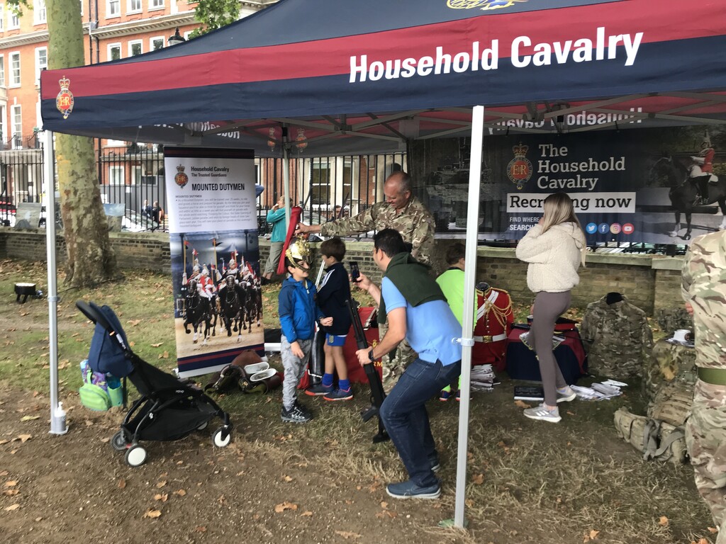 a popup shop at a festival