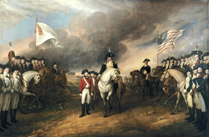 Surrender in Yorktown